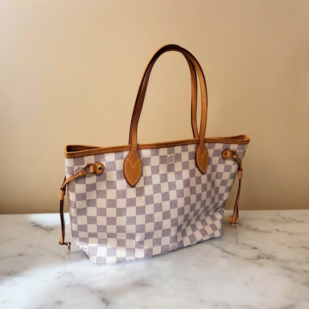 Louis Vuitton Damier Azur Neverfull PM - Picture 9 of 10